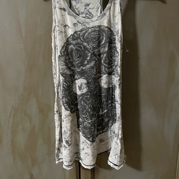 Lauren Moshi Tops - 𝅺LAUREN Moshi FLAW
Vintage  Beverly Hills Rose Skull Tee